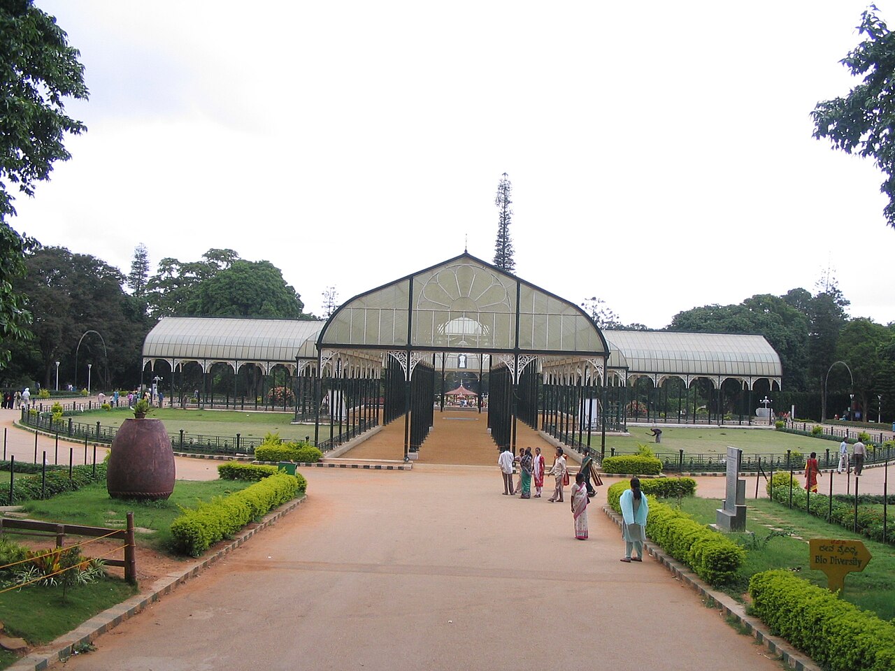 Historic Glass House in Lalbagh Botanical Gardens Bangalore