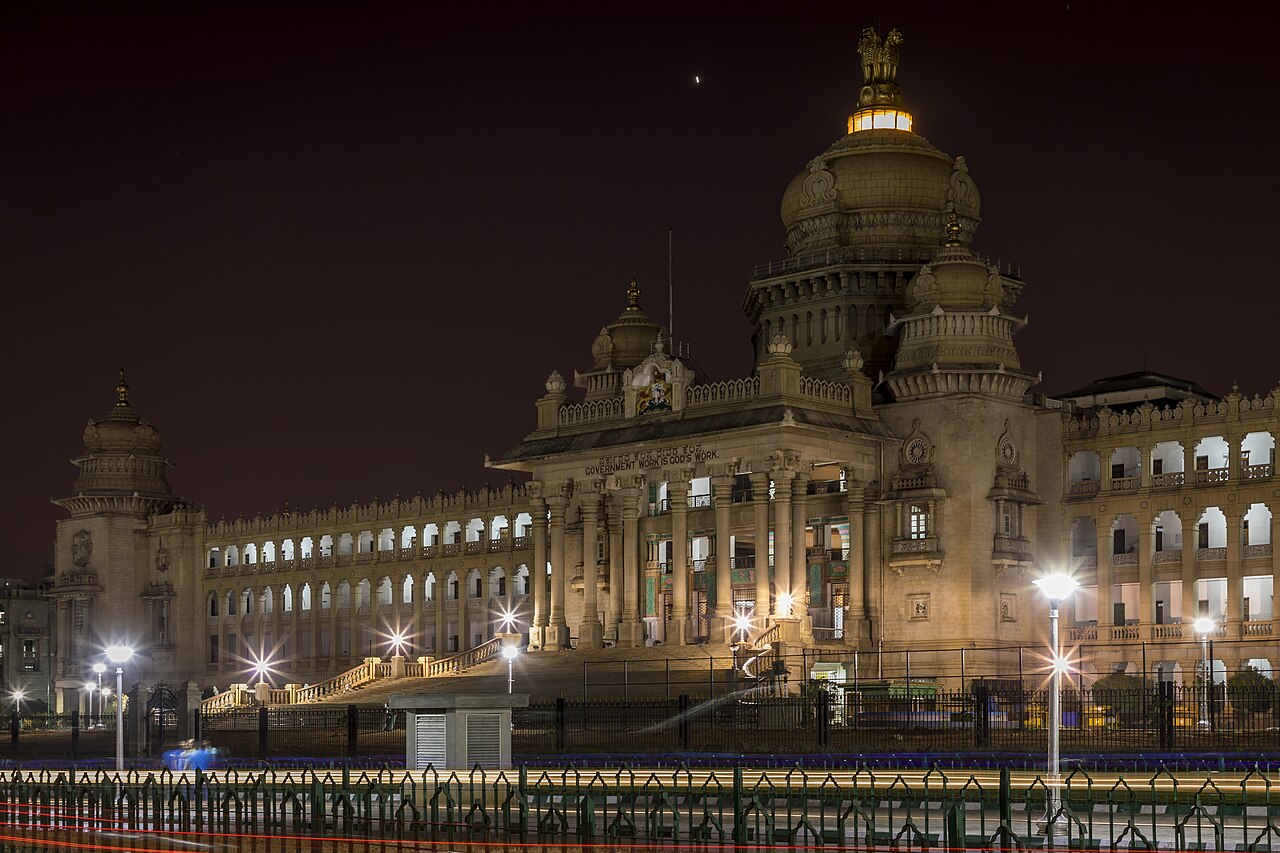 Neo-Dravidian Architectural Marvel of Vidhana Soudha in Bangalore