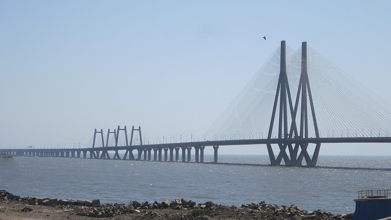 Bandra-Worli Sea Link Cable Bridge connecting South Mumbai and Western Suburbs Bandra-Worli Sea Link Cable Bridge connecting South Mumbai and Western Suburbs